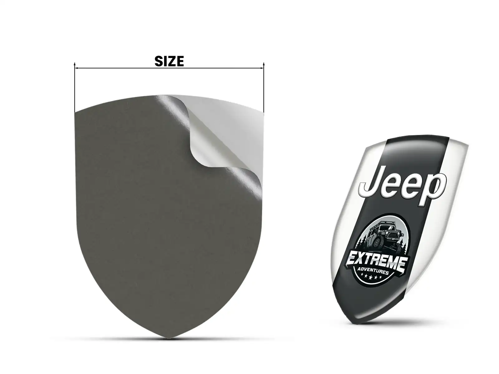 Jeep Emblemi Distintivi Auto Max Sportivi Chic Durevoli